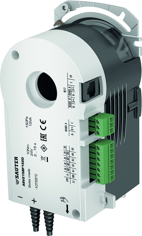 SAUTER ASV215BF152* Regulator VAV compact pentru laborator și farma
